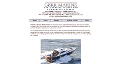 Desktop Screenshot of gerrmarine.com